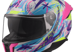 CASCO LS2 FF808 STREAM II - SCRATCHES BLANCO